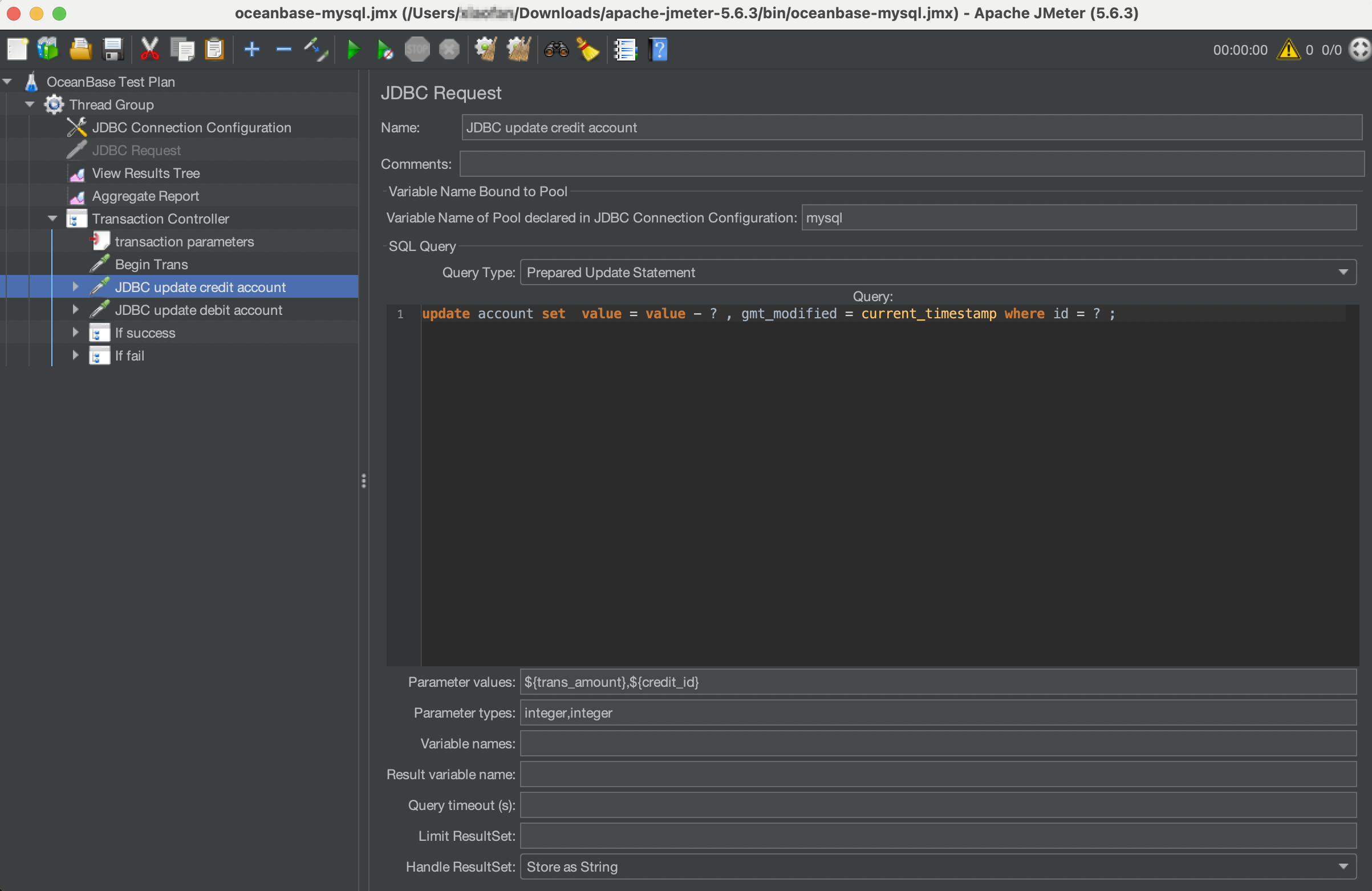 Deduct the transferred amount from the balance of account A