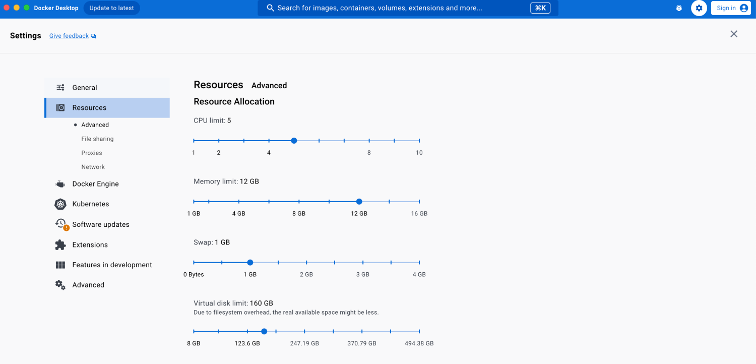 Docker Limits